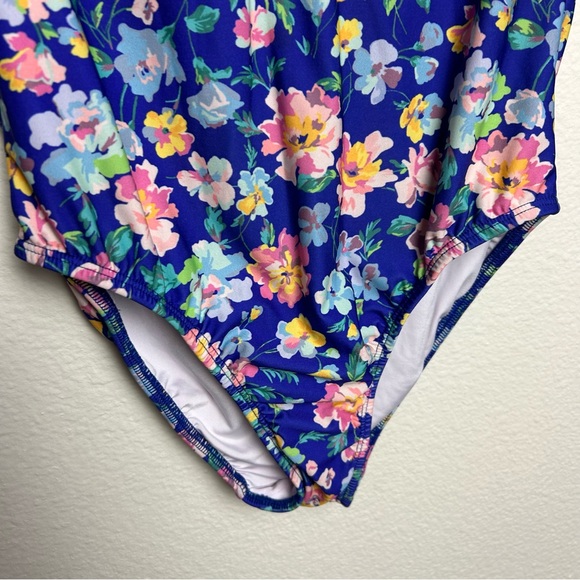 Shoshanna Standard Rash Guard Swim Floral Size 4 - Picture 4 of 9